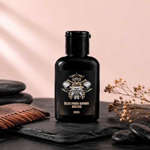 Barba alinhada — Óleo para Barba Racing 30ml