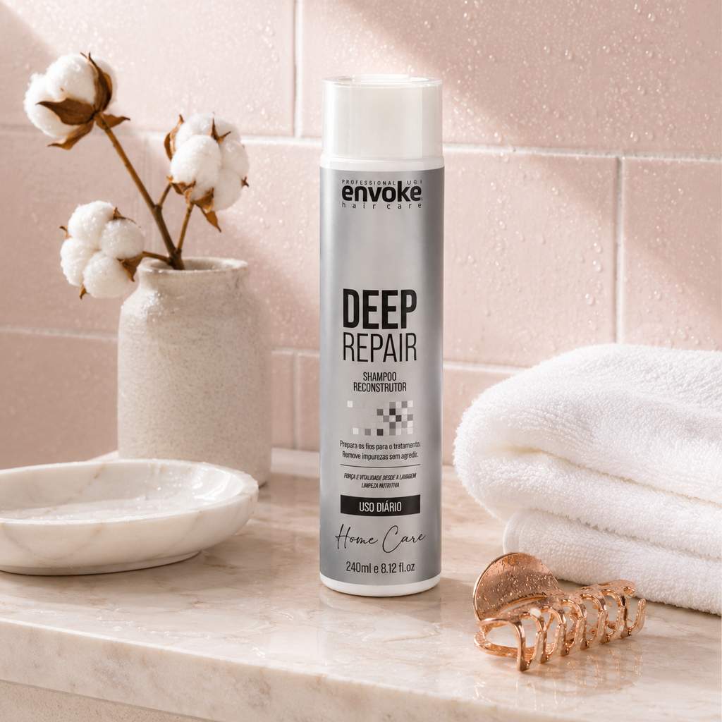 Força desde a lavagem — Shampoo Deep Repair 240ml
