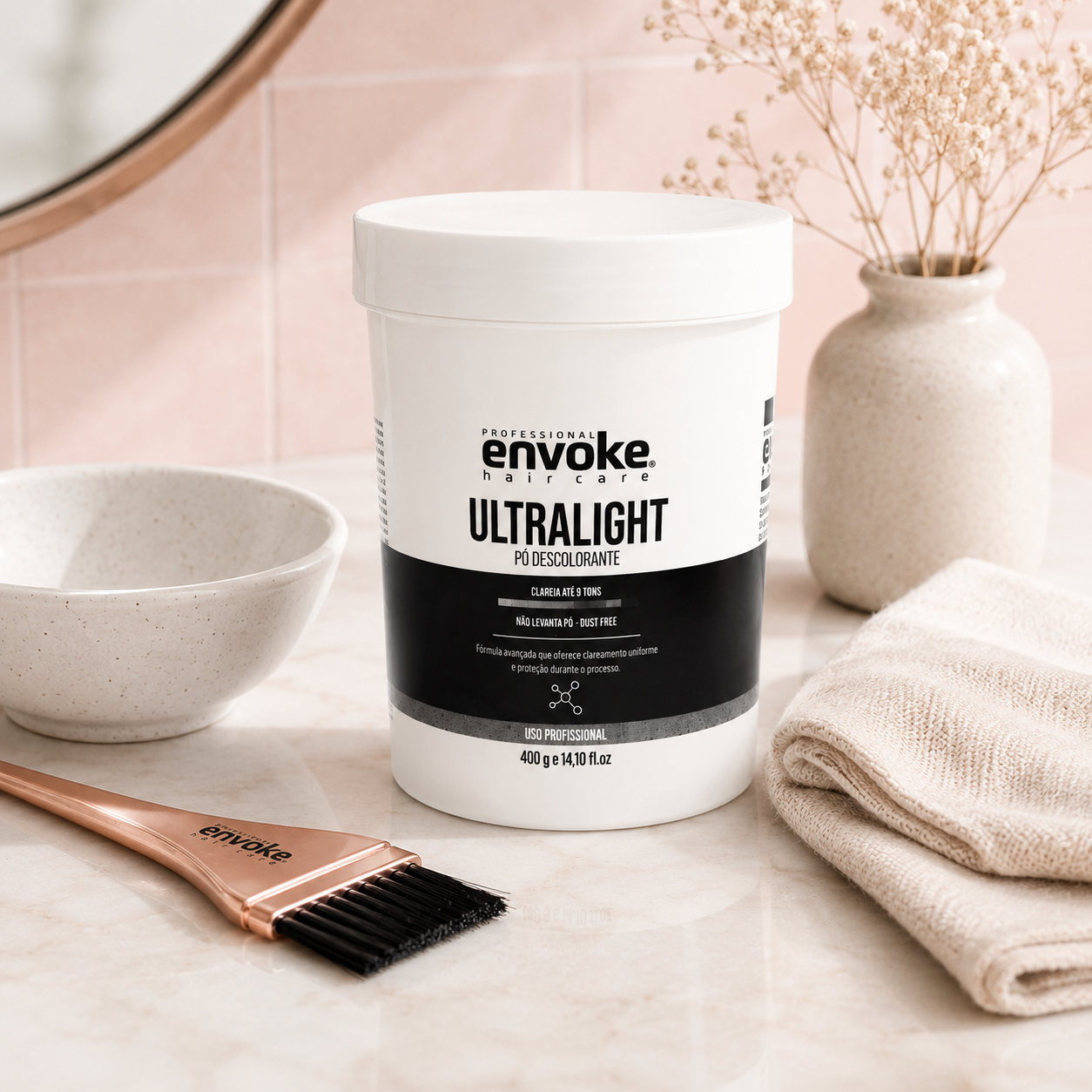 Clareamento uniforme — Pó Ultralight Envoke 400g